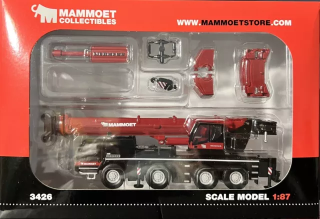 Liebherr LTM 1120-4.1 crane "Mammoet" WSI truck models ,1:87 scale