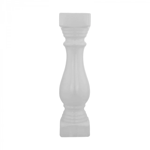 Baluster Leg White Ceramic Balustrade Part 20.25" H Stair Railing Balusters