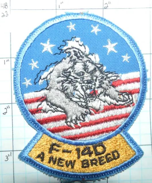 Us Navy Usn Tomcat F-14D A New Breed 1984 Fighter Aircraft Interceptor Patch