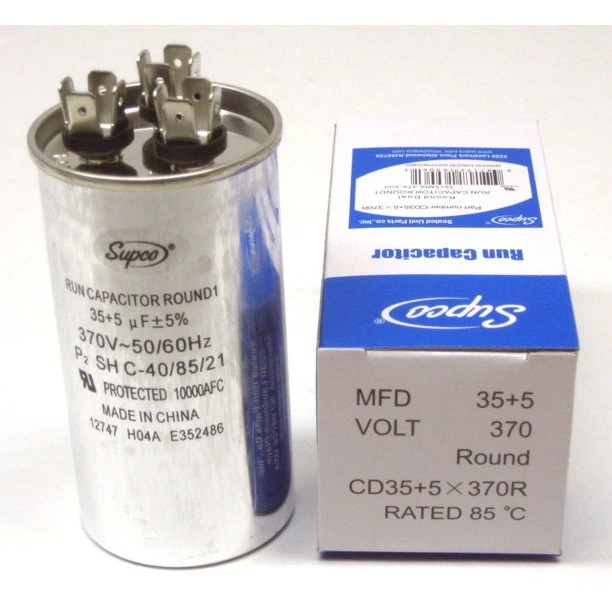 SUPCO Run Capacitor CD35+5 X 370R Round  (5PACK)