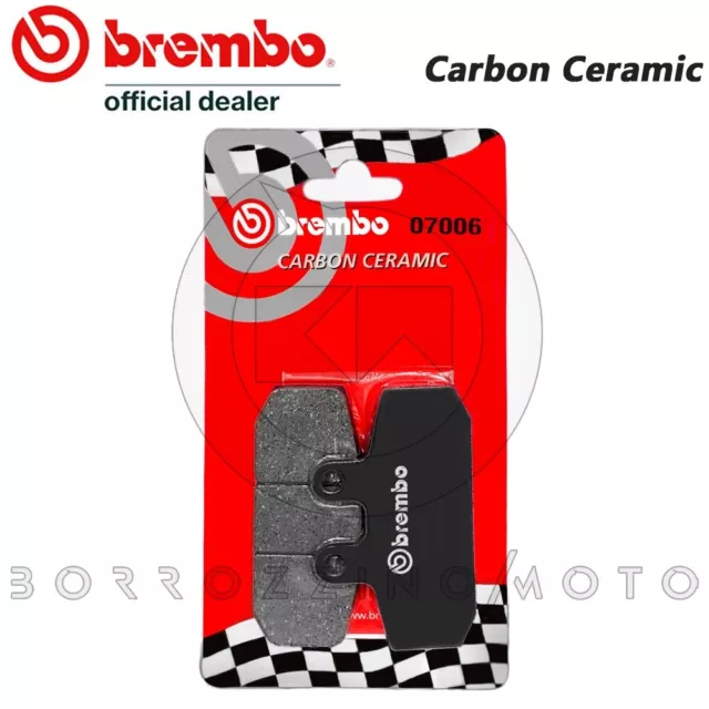 Pastiglie Freno Anteriori Brembo Carbon Ceramic 07006 Derbi Rambla I 300 2011