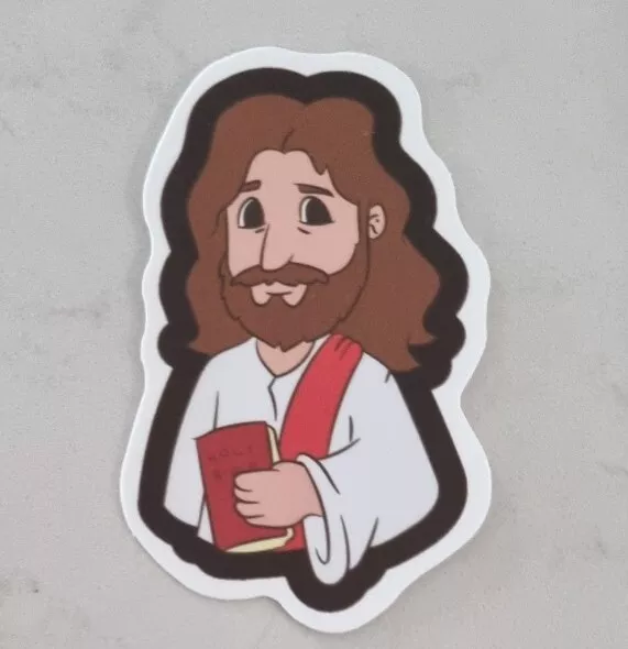 Jesus Christ sticker Decal Christian Catholic God Saves Religion