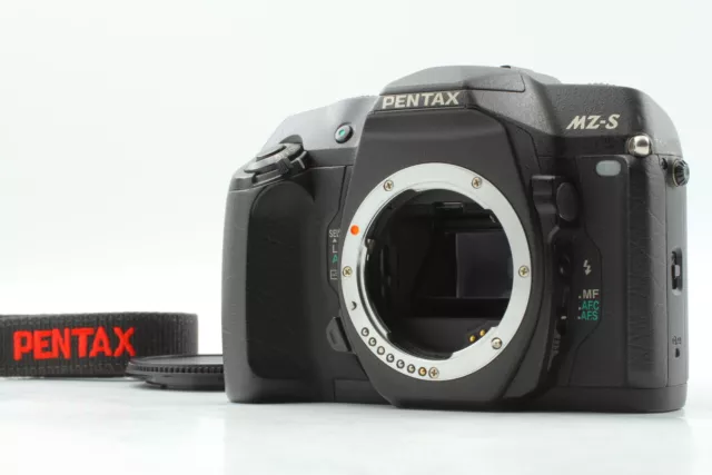 [ Casi Mint ] PENTAX MZ-S Mzs Qd Negro SLR 35mm Película Cuerpo de Cámara Japón