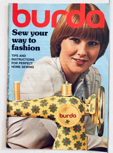 July 1982 Burda Magazine “Sew Your Way To Fashion” Tips and Instructions Sewing