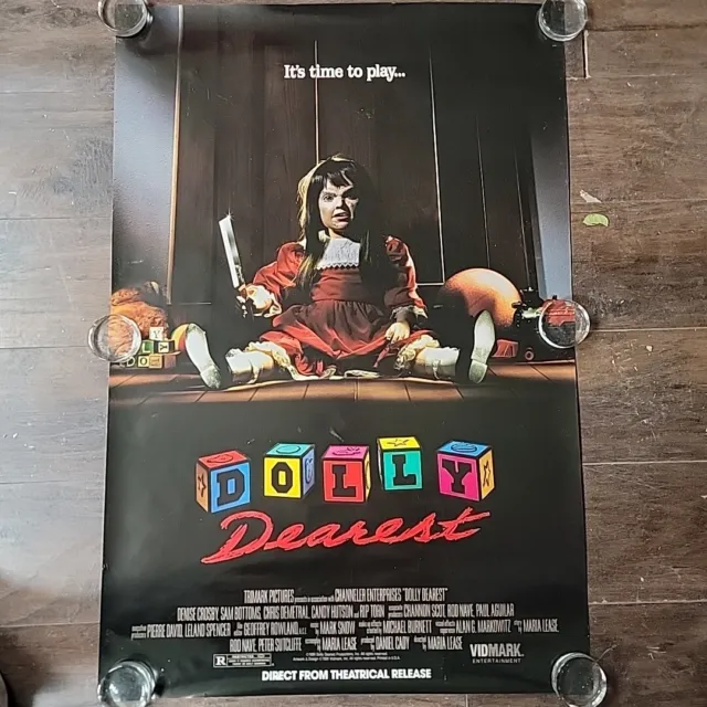 DOLLY DEAREST 1991 Original Movie Video Poster DENISE CROSBY Rolled 27x40