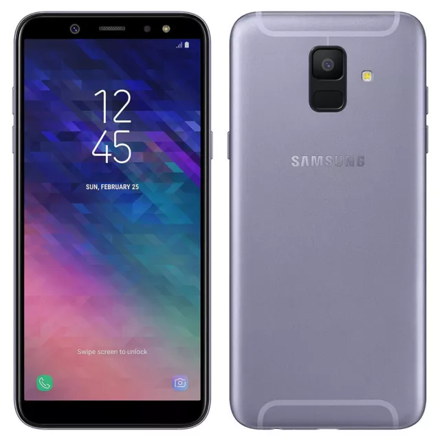 Samsung Galaxy A8 (2018) 32 Go 4 Go ram Violet assez bon état garanti 12 mois