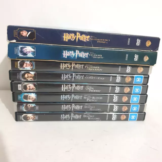 Harry Potter DVD Complete 8 Movie Collection Years 1 - 7 Region 4 Free Postage