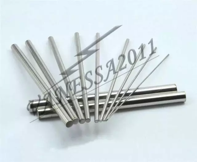 2pcs 316L Stainless Steel Rods Diameter 5mm, length 0.5m (1.64 FT)