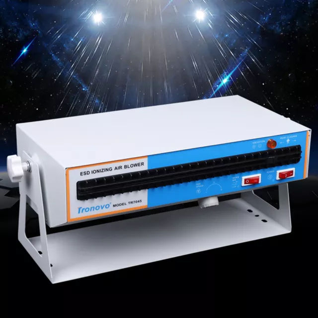 110V Anti-Static Ionizer Ionizing Air Blower Ion Fan Discharge Static Eliminator