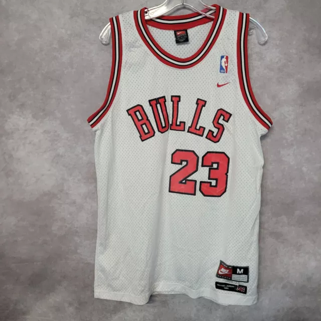 VINTAGE NIKE NBA Chicago Bulls Michael Jordan 23 Rookie Swingman Jersey ...