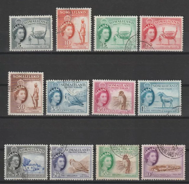 SOMALILAND 1953 SG 137/48 USED Cat £70