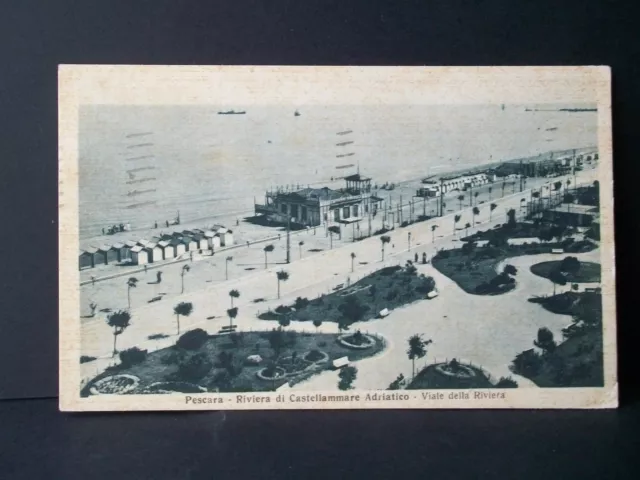 PESCARA - Riviera di Castellammare Adriatico - Viale della Riviera [picc-1934]