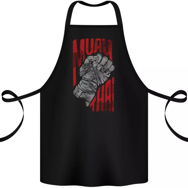 Muay Thai Fighter Fist MMA Martial Arts Cotton Apron 100% Organic