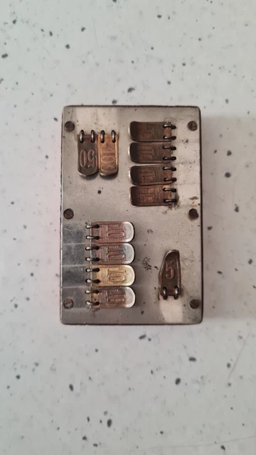 ANCIEN COMPTEUR DE Points à Languettes pour Jeux de Cartes ou Jeux de