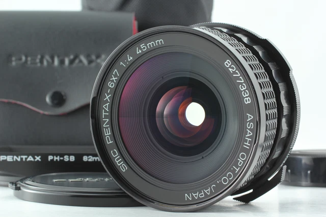 [MINT w/ Hood] SMC PENTAX 6x7 45mm f/4 Wide Angle Lens for 6x7 67 II from JAPAN