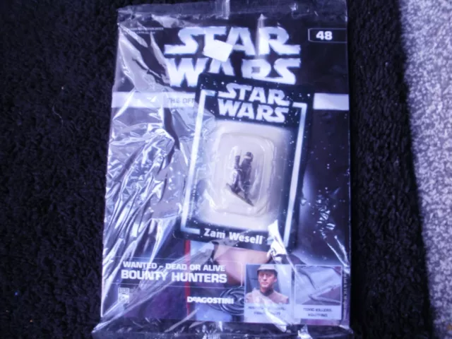 Star Wars The Official Figurine Collection No 48 BOUNTY HUNTER SEALED BAG MINT