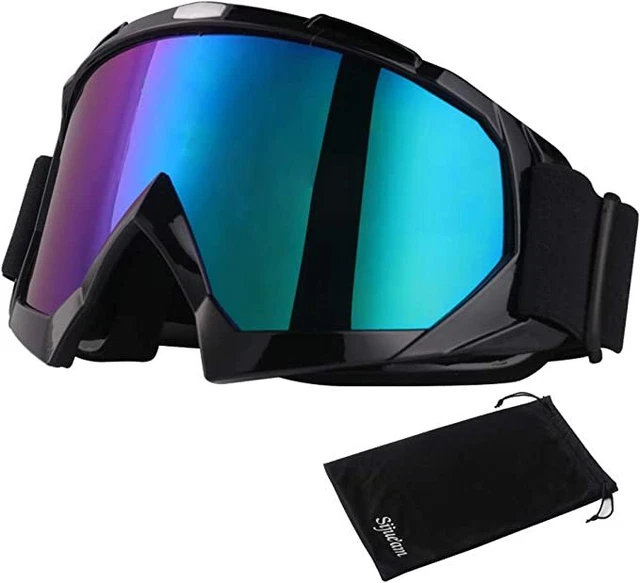 Lunettes de Ski Masque Femme Homme Antibuée/UV Snowboard Moto Double Lentille FR