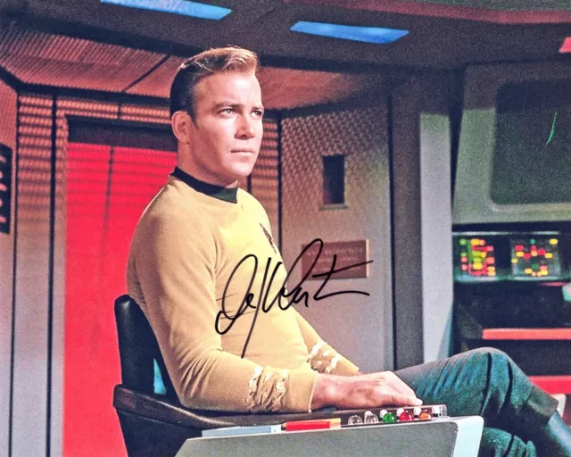 10x8 Photo Personally Autographed by William Shatner & COA