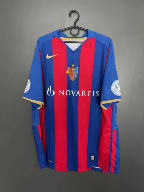 Basel 2008/2010 Home Football Shirt Nike Vintage Jersey Size Xl Adult