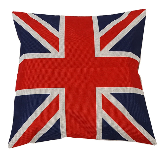British Vintage  Union Jack Flag Throw Pillow Case, Pillowcase T8R3