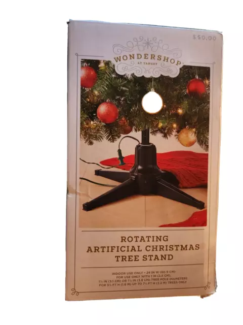 Wondershop Rotating Artificial Christmas Tree Stand - Brand New In Box -