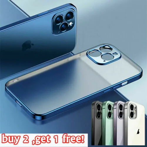 Matte Clear Case For iPhone 13 12 11 Pro Max Mini XS X MAX XR 8 7 SE Shockproof