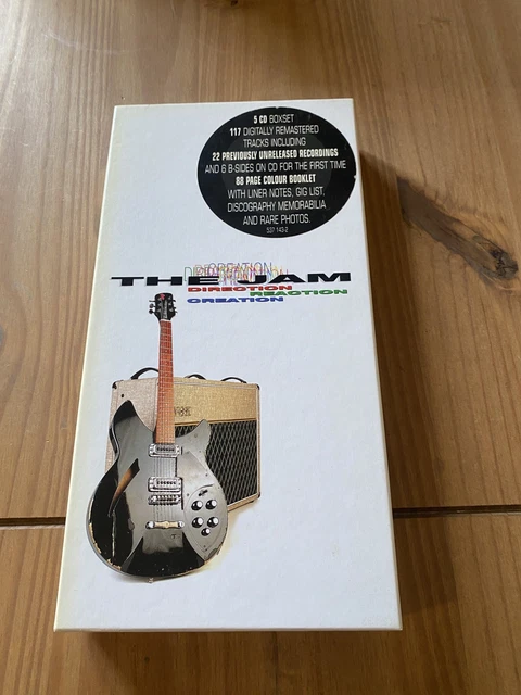 THE JAM - Direction Reaction Creation (1997 5 X Cd Albums Box Set