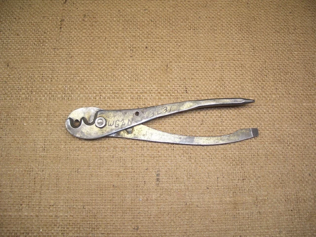 Vintage Sargent Crimper Cap M2 Blasting Cap Pliers Miners Explosives Tnt Tool 3
