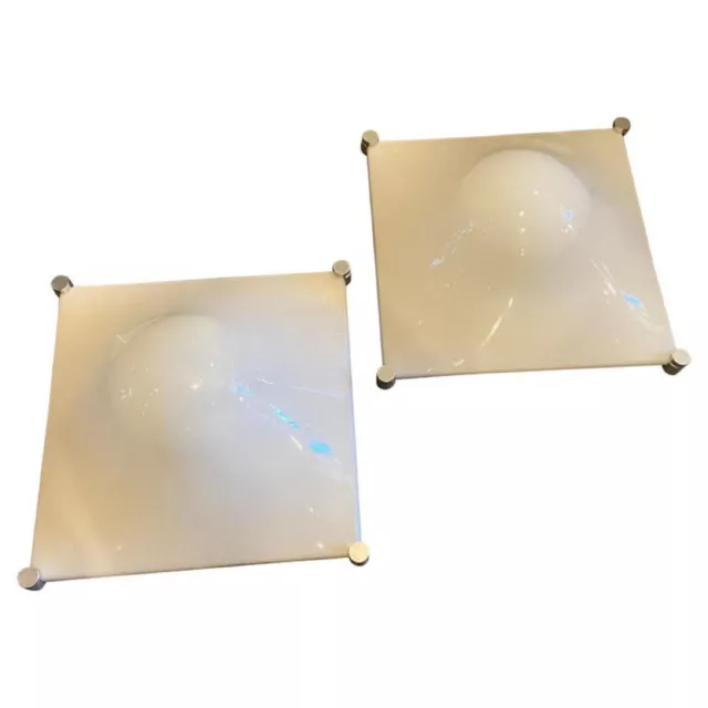 1960s Set of two Elio Martinelli Space Age Bolla Wall Lights