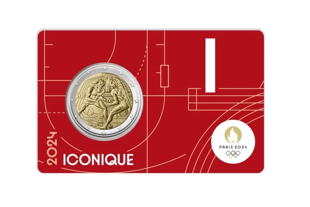 PREVENTE - COINCARD Bu 2 Euros Commemorative France 2024 Paris 2024