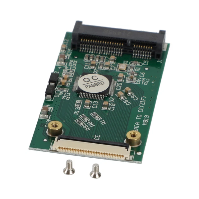 1.8 inch Mini mSATA PCI-E SSD HDD to 40pin ZIF CE Cable Adapter Card AUS 3