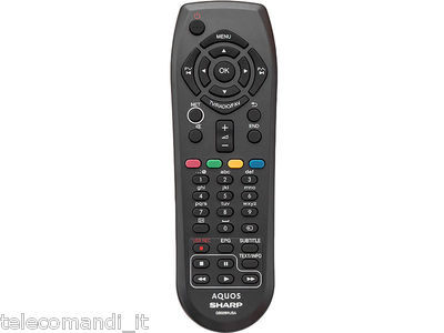 CFG TELECOMANDO ORIGINALE Sharp LC-40CFG6452 LC40CFG6452E LC-40CFG6452E 
