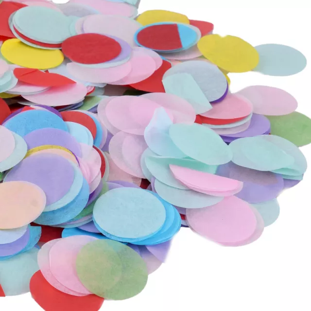 10g/pack Tissue Round Paper Throwing Confetti Party Wedding Table Supplies 2