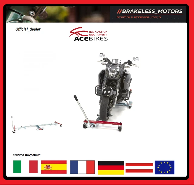 Steadystand Cavalletto Bloccaruota Per Moto  Da Strada  Enduro  Garage Carrello