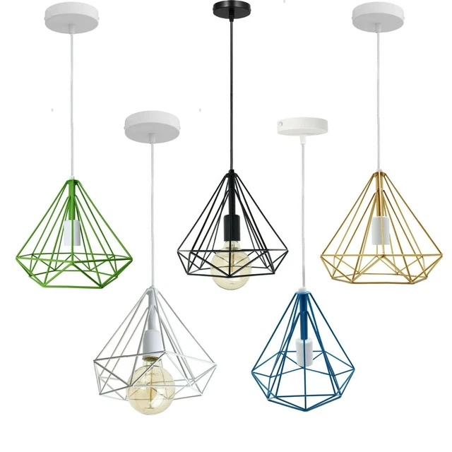 Plafonniers vintage modernes pendentif lustre lampe raccord éclairage