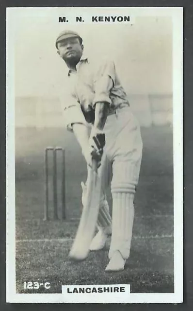 PHILLIPS-CRICKETERS BROWN BACK 1924 (F192)-#123c- LANCASHIRE - KENYON