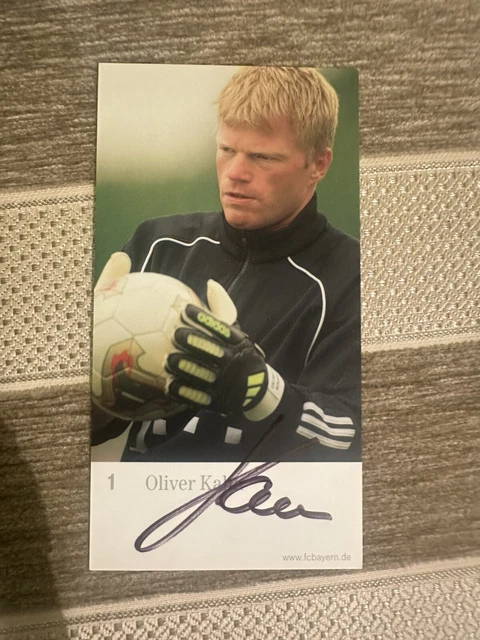 Oliver Kahn FC Bayern München Foto Original Signiert + A 243996