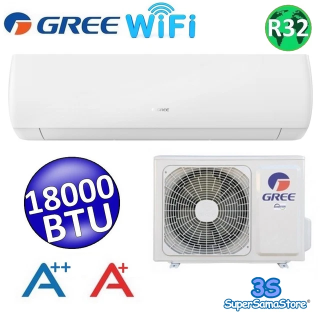3S Climatiseur Mono Split Inverter Gree Muse Plus Wifi 18000 Btu A++/A+ R32