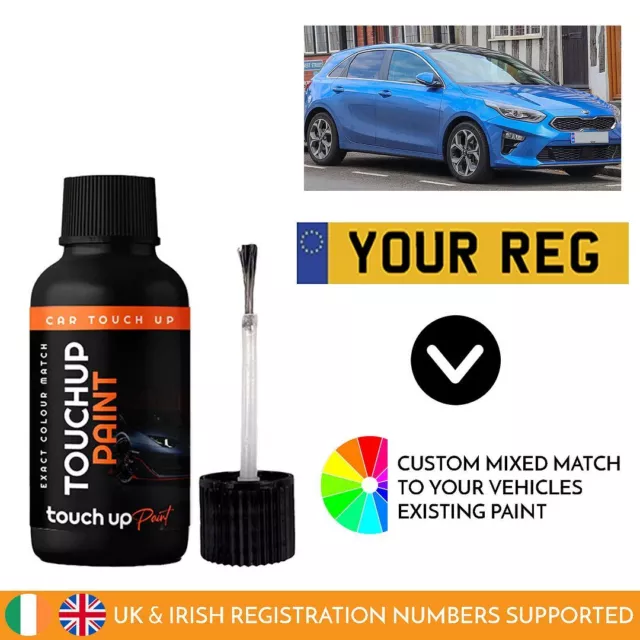 Touch Up Paint For Kia Cee'd By Car Registration Reg Numberplate Pen