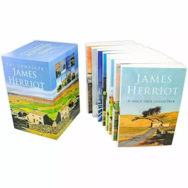 Complete James Herriot Box Set 1-8 (Vet in Harness) 8 Books Collection Set NewUK 3