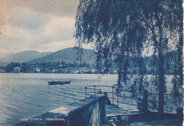 Novara - Lago d' Orta - Panorama - fg vg 1947