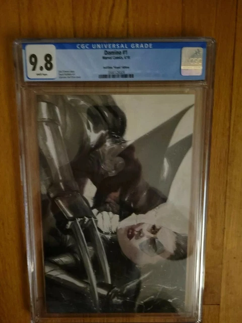Domino #1 CGC 9.8 Dell'Otto Virgin Variant 1st Domino Solo Series Marvel 2018