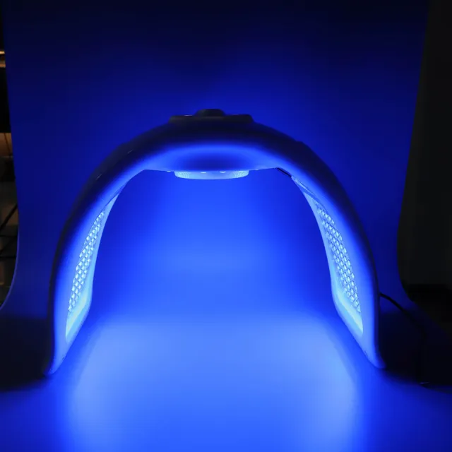 (US Plug) LED Photon Light Skin Rejuvenation Machine 7 Color Moisturizing (Befe