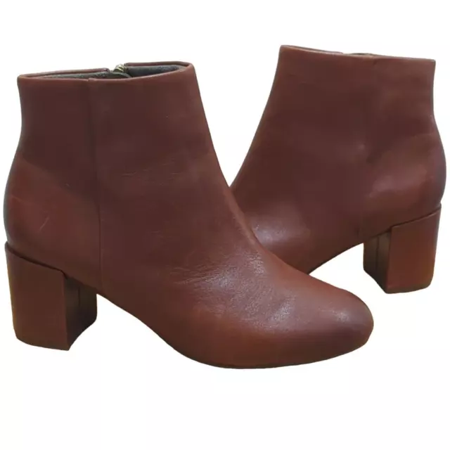 ROCKPORT LEATHER ANKLE Boots Cushioned Total Motion TruTECH Sole Womens Size 6.5 34.99 PicClick