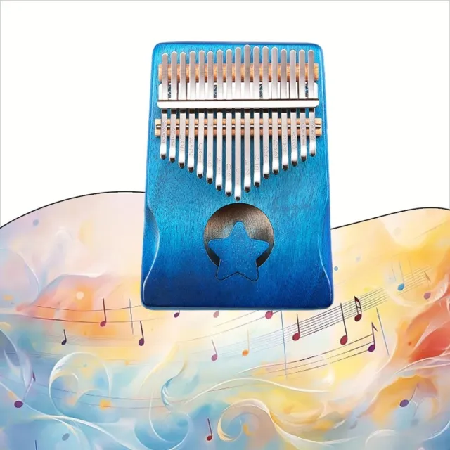 17 touches pouce doigt piano kalimba instrument d��butant en bois d'acajou