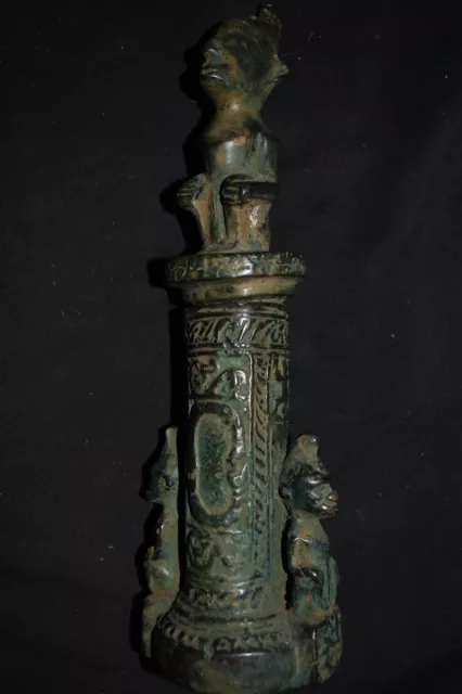 orig $799.BATAK RITUAL BRONZE BOX EARLY 1900S 10" PROV