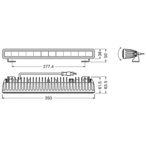 OSRAM Fernscheinwerfer passend für LEDDL106-CB