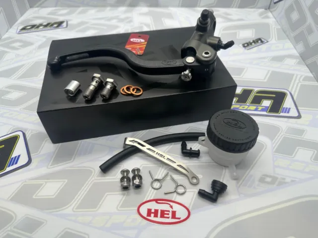 HEL Performance Radial Front Brake Master Cylinder & Fitting Kit - RACE Grey