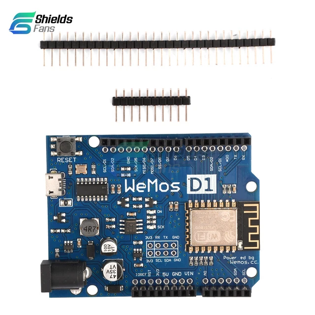 WEMOS D1 R2 V2.1.0 ESP8266 ESP-12F NodeMCU Arduino UNO WiFi Development ...