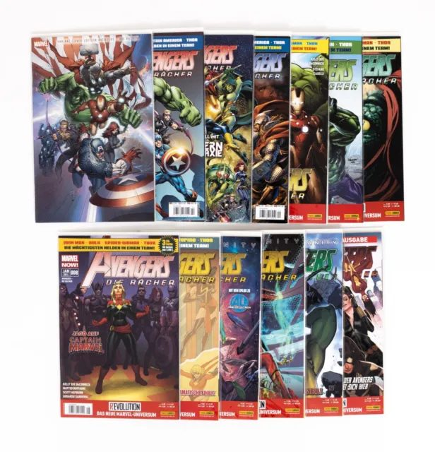 Panini Comics Marvel Now - Avengers – Die Rächer (2012-2014) #1-13 kompl. Serie